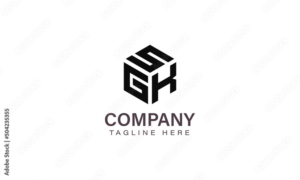 Letter SGK Logo, Three Letter Logo, Alphabet S G K Hexagon Shape Vector Icon Template Letter SGK Logo, Three Letter Logo, Alphabet S G K Hexagon Shape Vector Icon Template