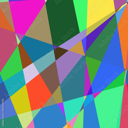 Geometric abstraction generative art background art illustration