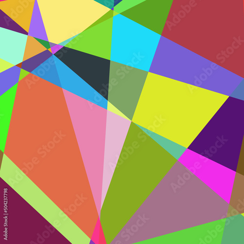 Geometric abstraction generative art background art illustration