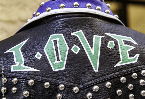 Studded jacket rock