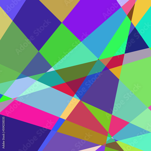 Geometric abstraction generative art background art illustration