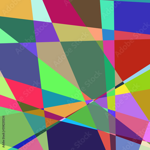 Geometric abstraction generative art background art illustration