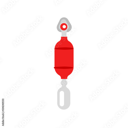 Illustration of a AMBU or bag valve mask (BVM) .