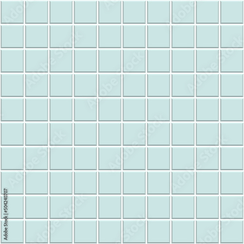 Vector. Simple wall ceramic tiles. Backgrounds for architecture. Tiled floor in light blue pastel color. Mosaic, tiled floors in the bathroom, toilet, pool.