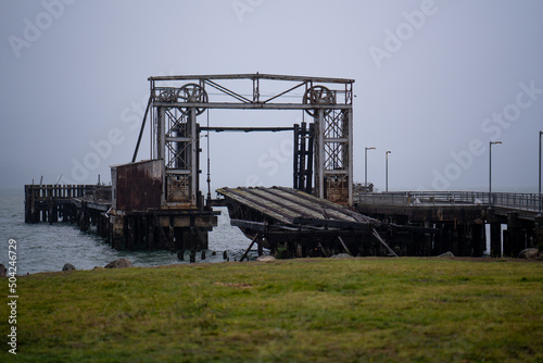 Santa Fe railroad terminus at Point Richmond