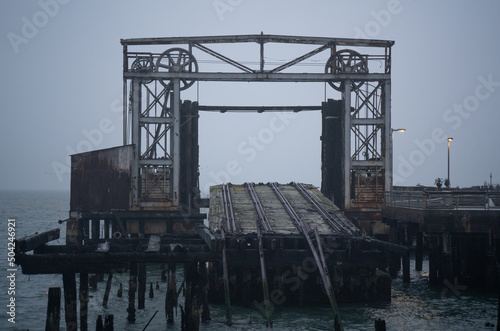Santa Fe railroad terminus at Point Richmond