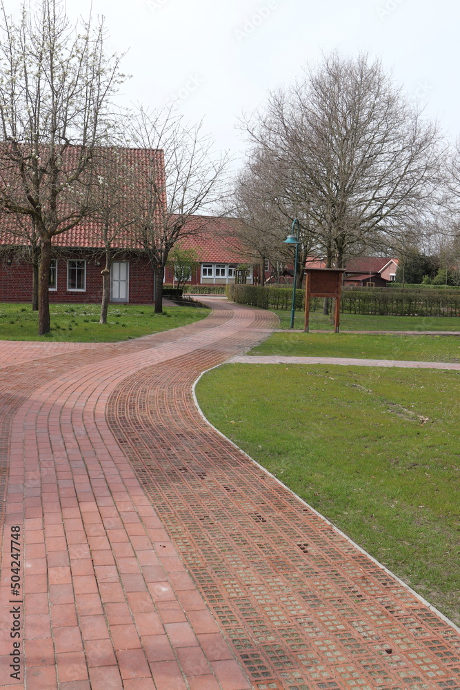 Fototapeta premium Parkanlage in Wippingen.
