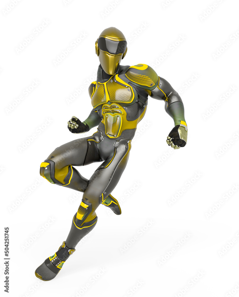 super pilot is ready to fight in action super pilot is ready to fight in action