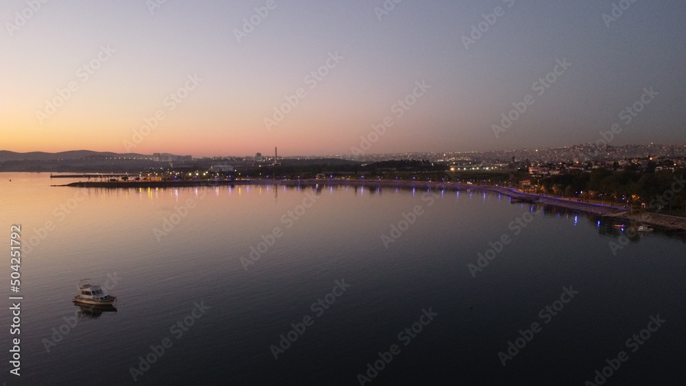 Fototapeta premium Drone Seaside Bayramoglu / Kocaeli