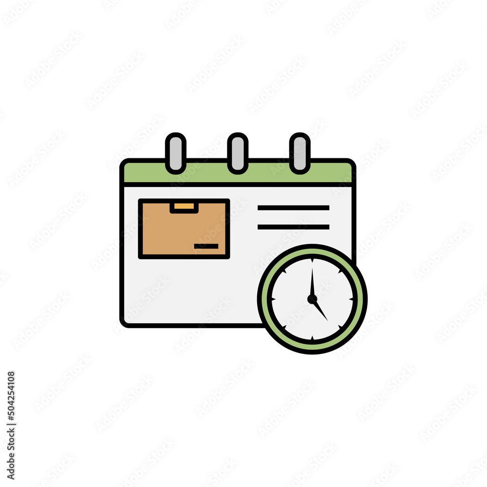 calendar line illustration icon. Signs and symbols can be used for web, logo, mobile app, UI, UX calendar line illustration icon. Signs and symbols can be used for web, logo, mobile app, UI, UX
