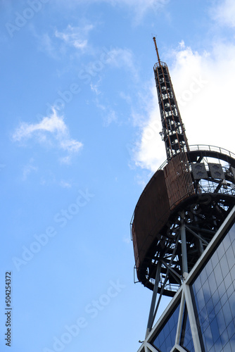 Antenatower blue sky photo