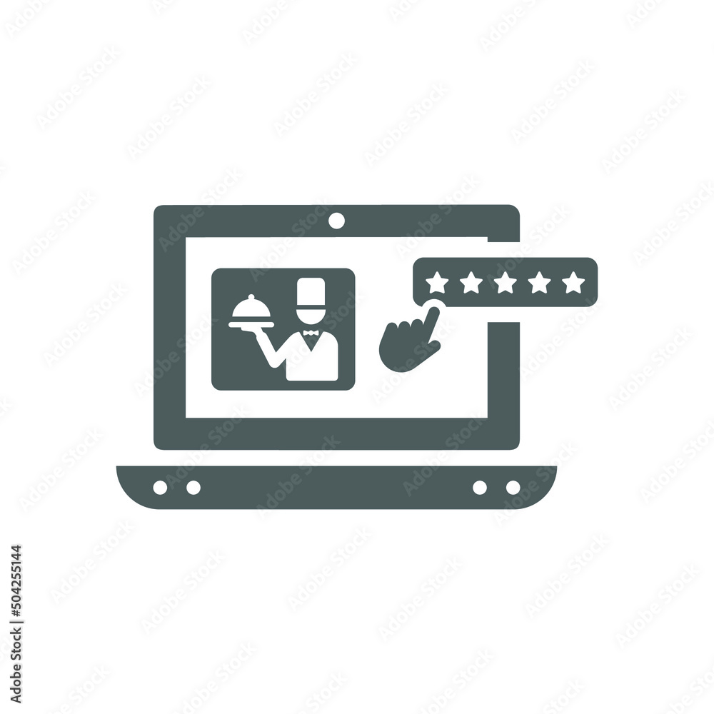 Food, rating, website icon. Gray vector design. Food, rating, website icon. Gray vector design.