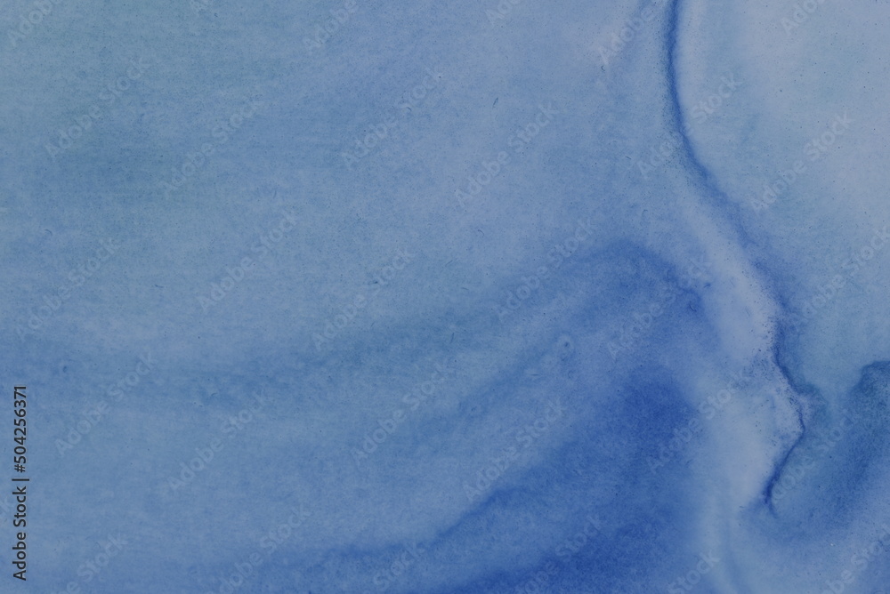 Abstrakter blauer Hintergrund mit Wasserfarben Abstrakter blauer Hintergrund mit Wasserfarben