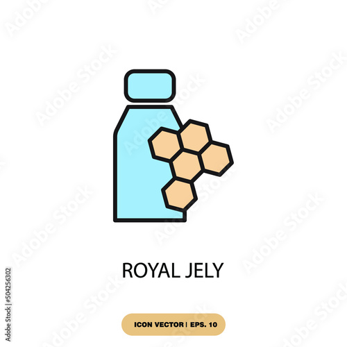 royal jely icons  symbol vector elements for infographic web photo