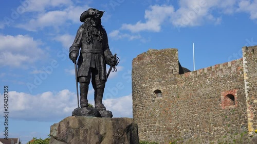 Carrickfergus Castle near the city of Belfast - Ireland travel photography photo