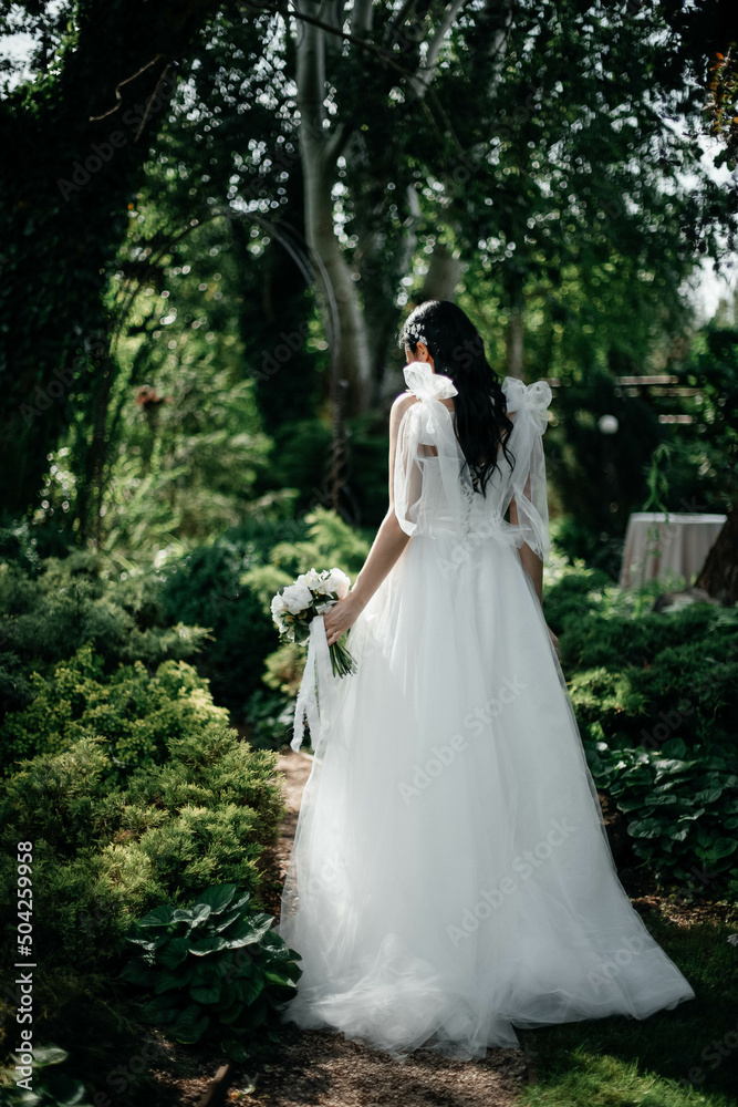 bride in a wedding dress