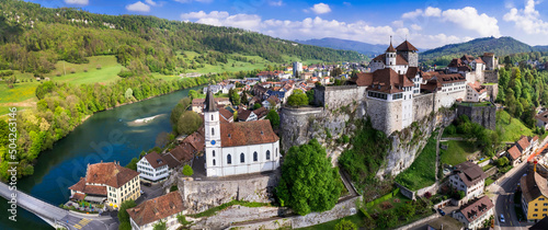 Fotografia, Obraz Switzerland travel and landmarks