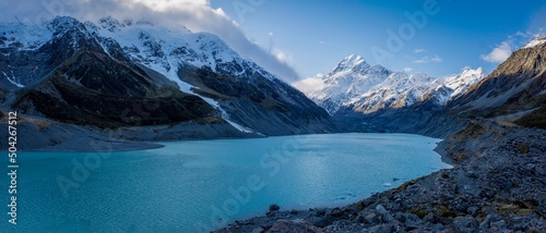 A clear Winter's day in Aoraki Mount Cook National Park, New Zealand © Nic's Pixels
