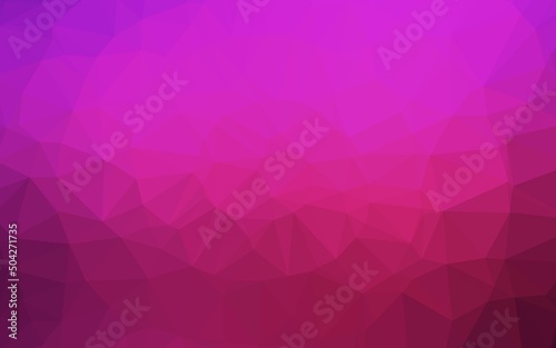 Light Pink vector low poly cover.