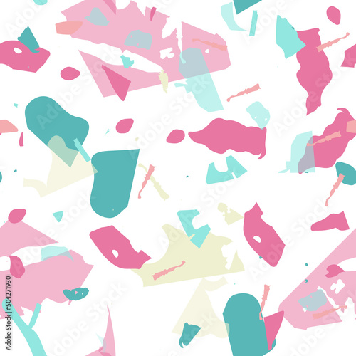 Terrazzo seamless pattern. Modern classic