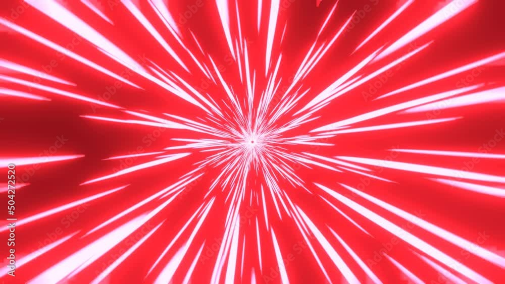 Hyperspace tunnel and big data transmission. Anime Speed Lines red Background. Journey through outer space and space time. Supersonic flight at the speed of light. Acceleration background. 4k Hyperspace tunnel and big data transmission. Anime Speed Lines red Background. Journey through outer space and space time. Supersonic flight at the speed of light. Acceleration background. 4k