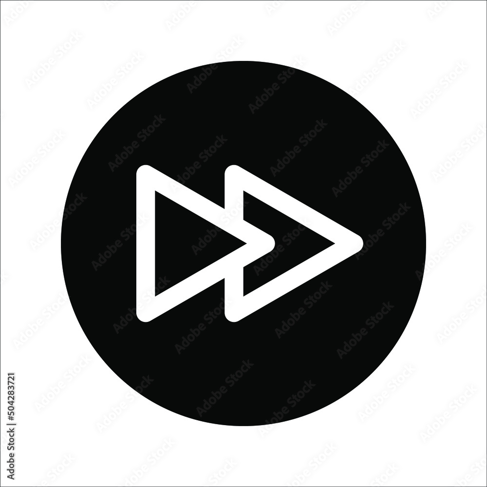 black and white play button vector icon, on a white background, eps 10. black and white play button vector icon, on a white background, eps 10.