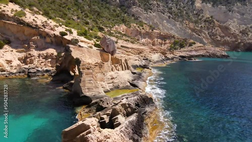 Atlantis (Sa pedrera de Cala d'Hort) in Ibiza, Spain