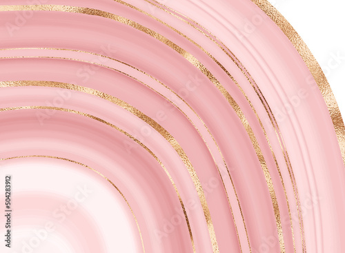 Abstract agate slice background print design with natural mineral texture and gold veins.