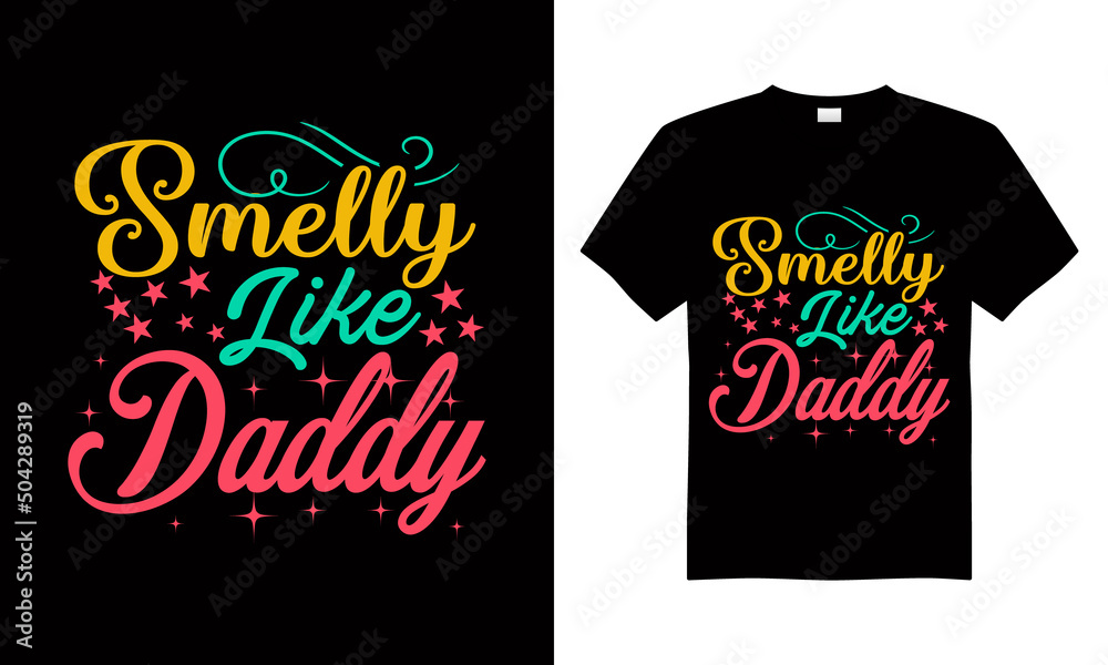 Happy Fathers Day typography T-Shirt. Father's day sale promotion calligraphy poster with doodle necktie and divider sketch line. Vector illustration Happy Fathers Day typography T-Shirt. Father's day sale promotion calligraphy poster with doodle necktie and divider sketch line. Vector illustration
