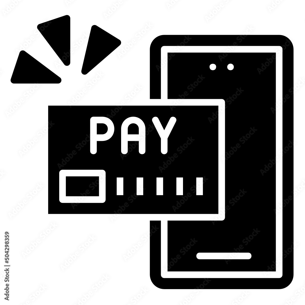 Online payment credit card debit glyph icon. Can be used for digital product, presentation, print design and more. Online payment credit card debit glyph icon. Can be used for digital product, presentation, print design and more.