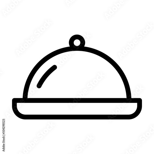 cloche line icon