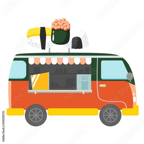 onigiri rice food truck