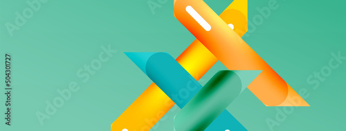 Background overlapping lines. Dynamic lines abstract wallpaper. Straight lines composition vector illustration for wallpaper banner background or landing page