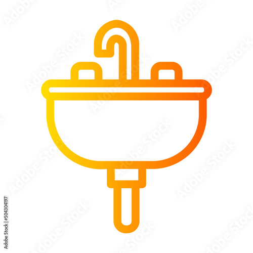 basin gradient icon