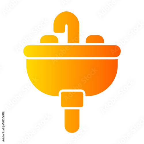 basin gradient icon