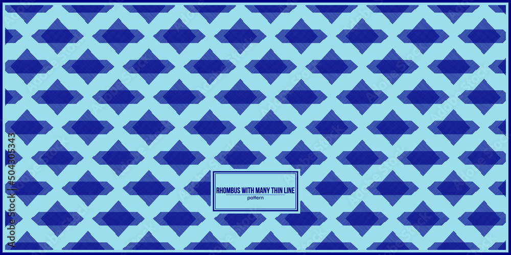 pattern of blue rhombus with many lines inside
pattern of blue rhombus with many lines inside