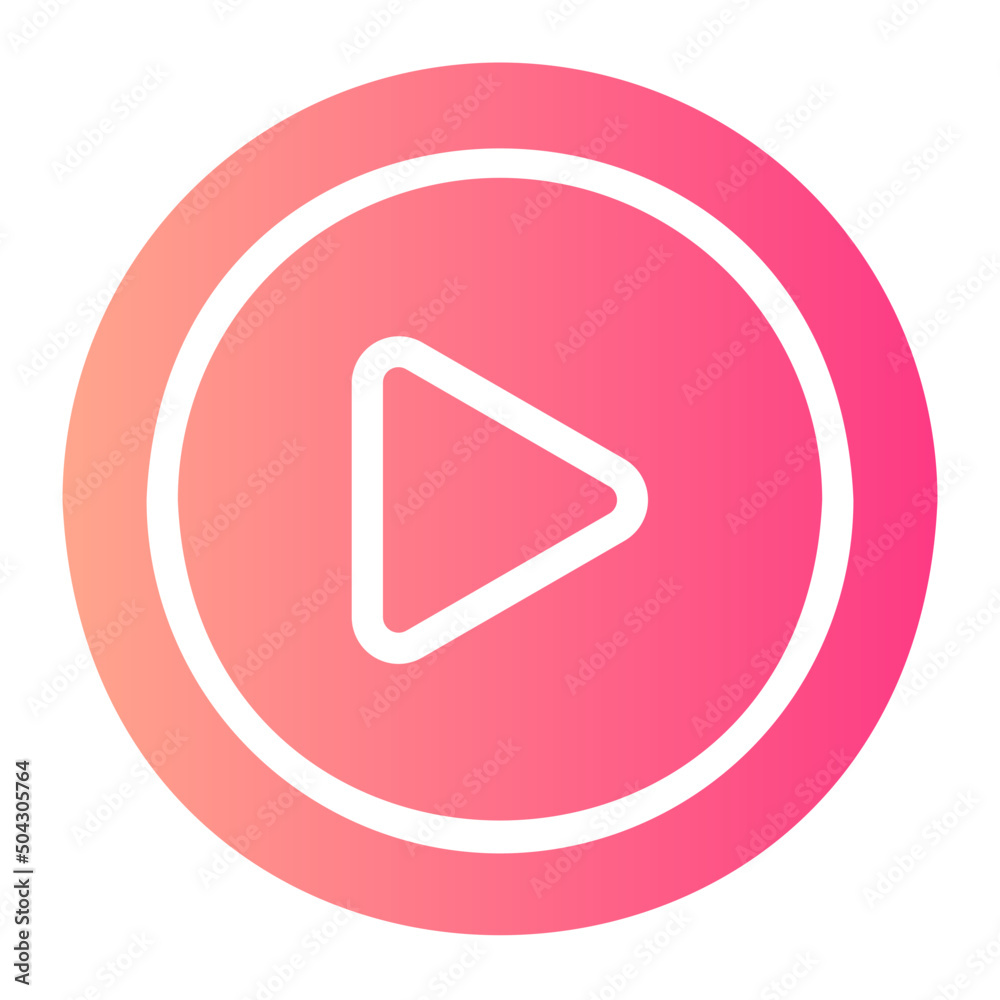 play button gradient icon play button gradient icon