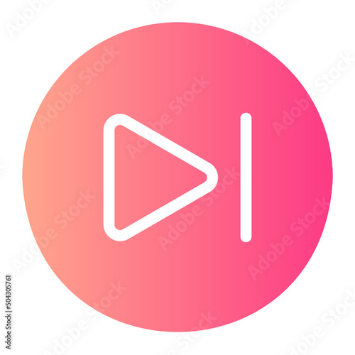 next gradient icon