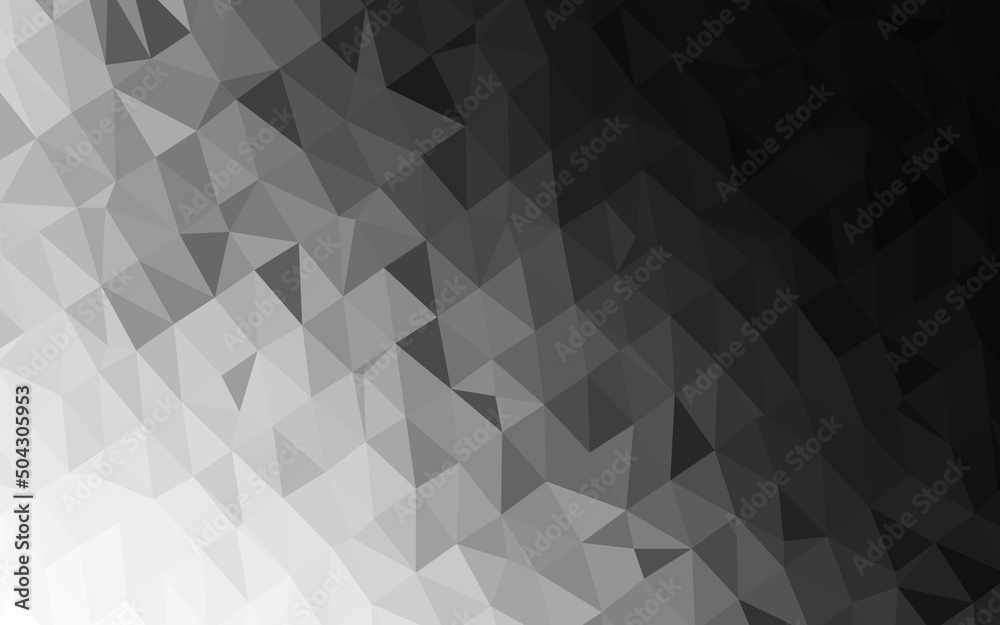 Dark Silver, Gray vector polygonal template. Dark Silver, Gray vector polygonal template.