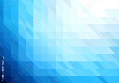 Modern triangle pattern blue geometric background