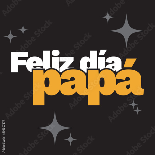 Tarjeta vector Feliz día papá