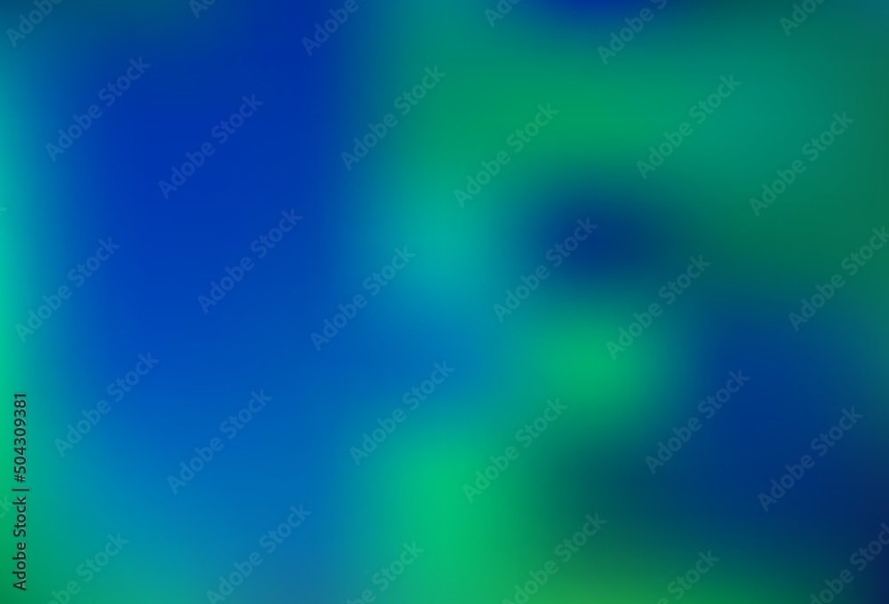 Light BLUE vector blurred shine abstract template. Light BLUE vector blurred shine abstract template.