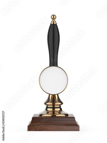 Fototapeta Naklejka Na Ścianę i Meble -  Blank Beer Pump template, 3d render illustration.