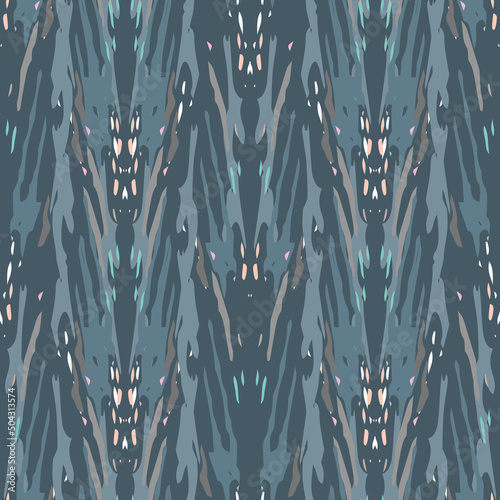 ethnic seamless pattern chevron dye tie batik