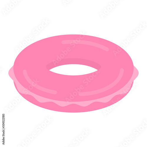 浮き輪のイラスト