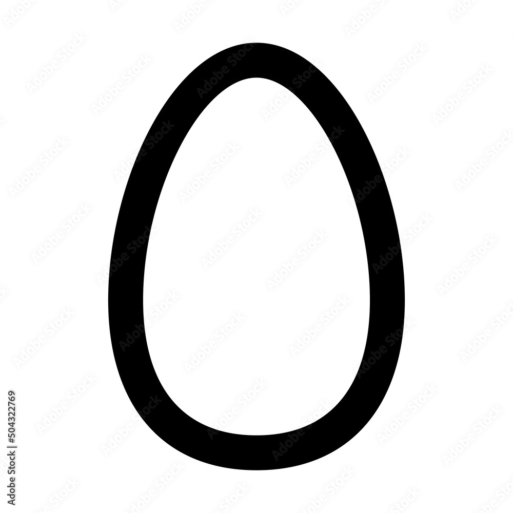 Oval symbol shape vector icon for creative graphic design ui element in a pictogram illustration Oval symbol shape vector icon for creative graphic design ui element in a pictogram illustration