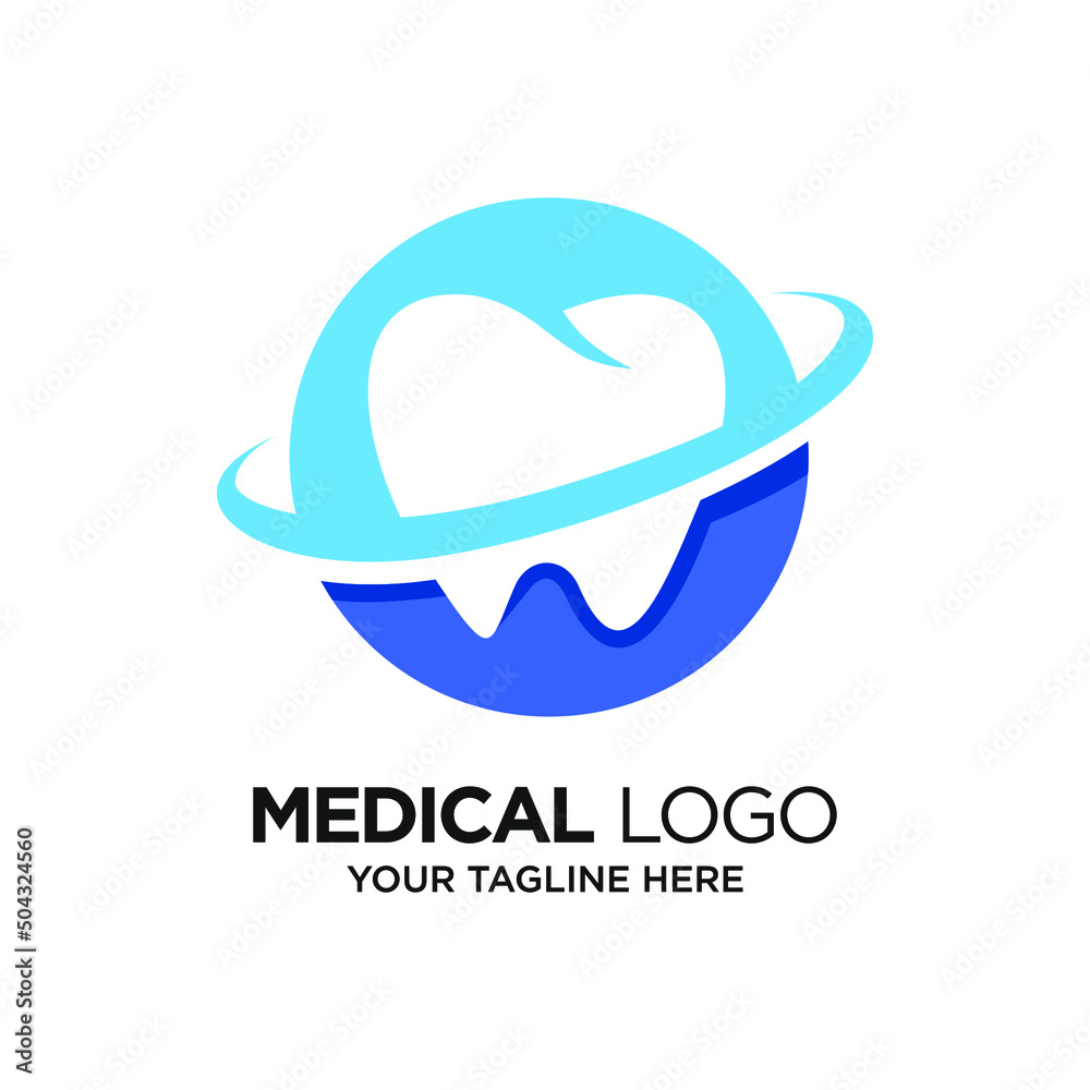 Dental Logo Design Template Inspiration, Vector Illustration. Dental Logo Design Template Inspiration, Vector Illustration.