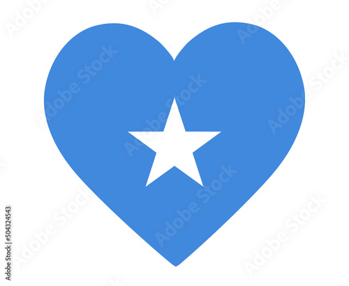Free Download Somalia Flag National Africa Emblem Heart Icon Vector Illustration Abstract Design Element - GFXLoad