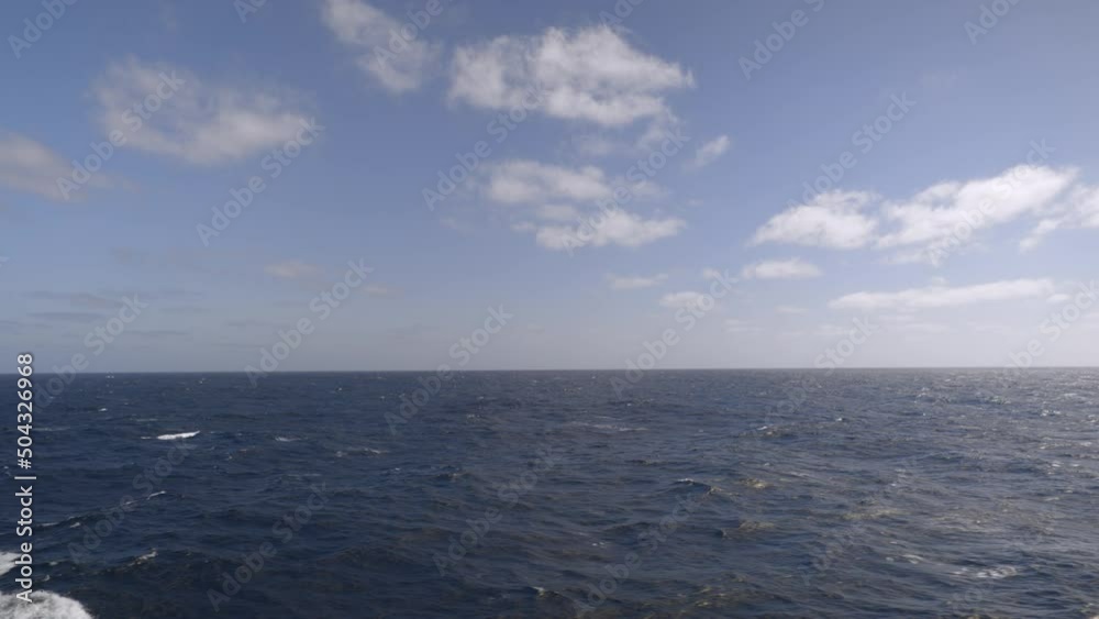 The sea from a moving boat The sea from a moving boat