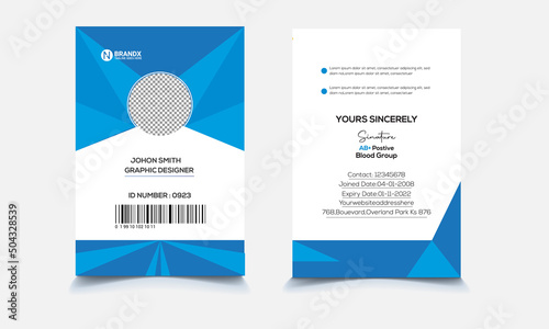 Corporate ID Card Design Template